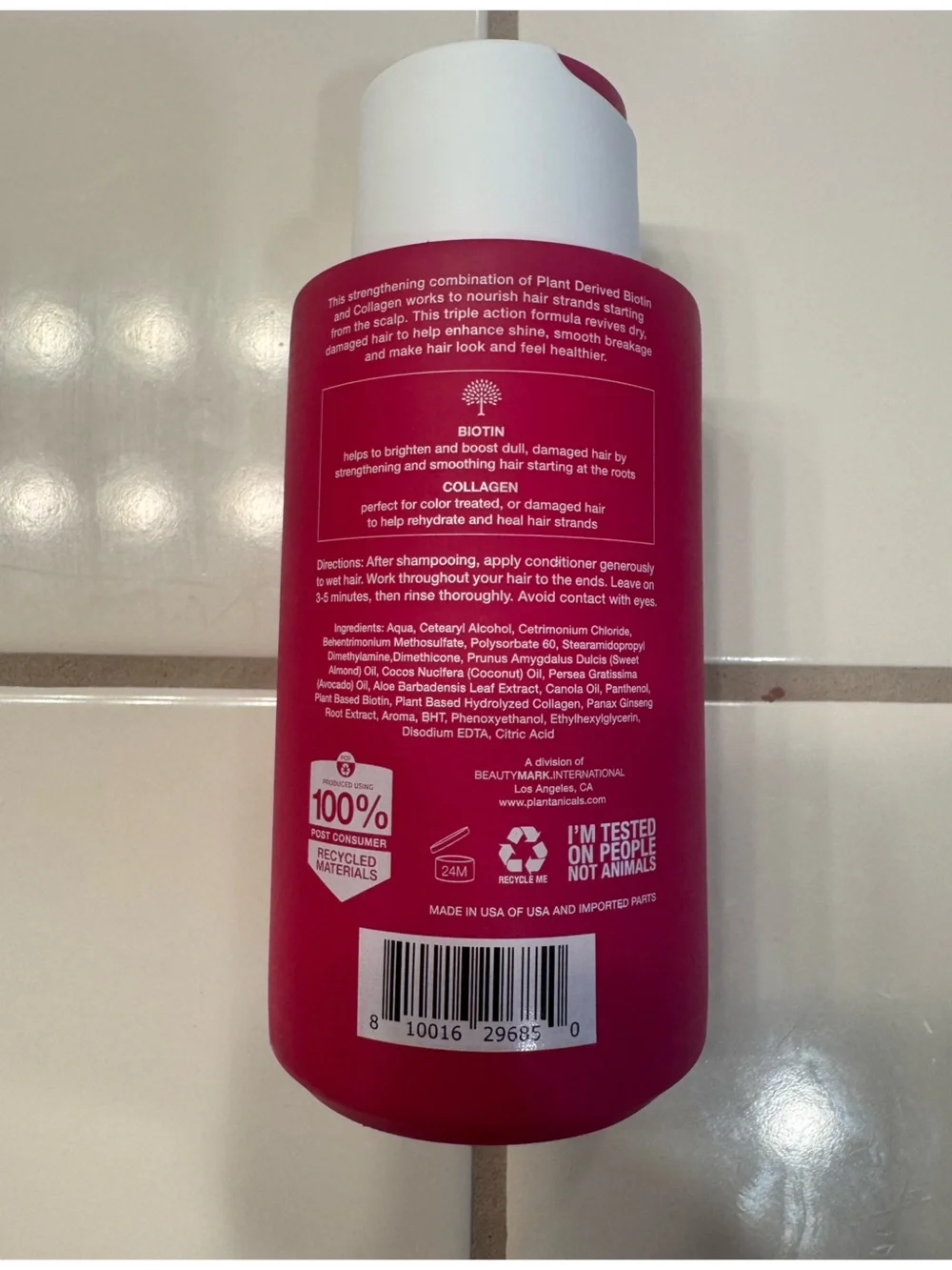 PLANTANICALS Triple Action Conditioner - Pink Bottle
